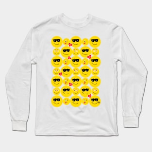 Cool love - emojis Long Sleeve T-Shirt